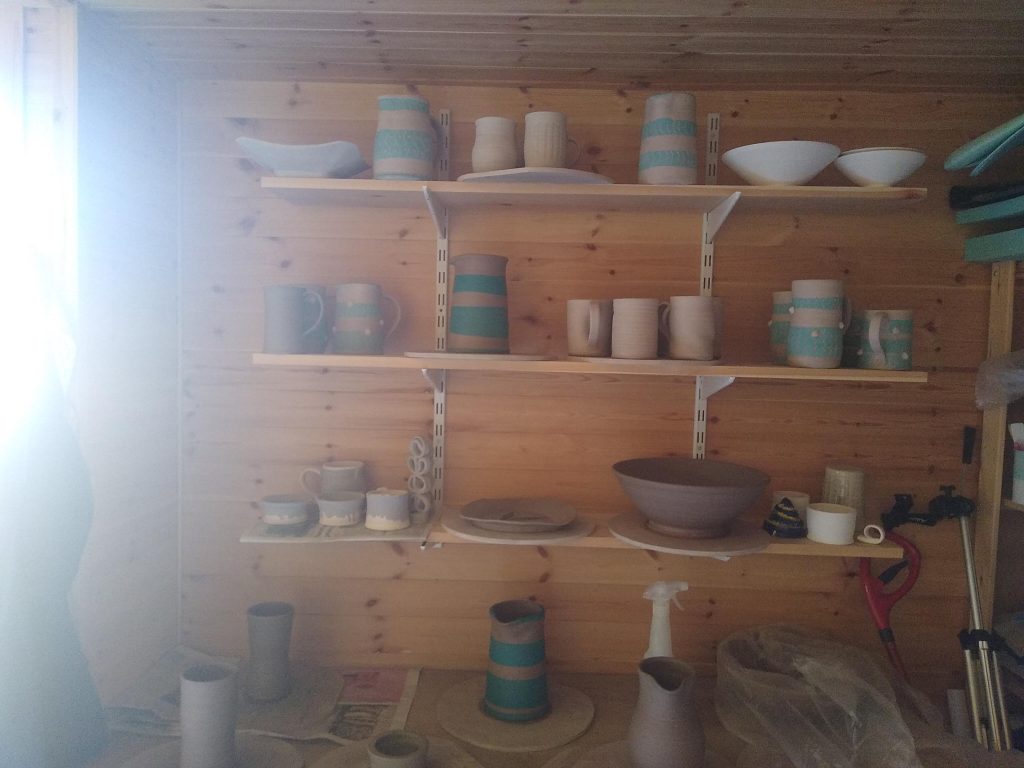 Greenware pottery